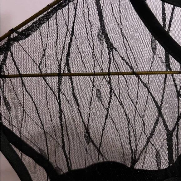 Elegant Black Sheer Top - Picture 7 of 7